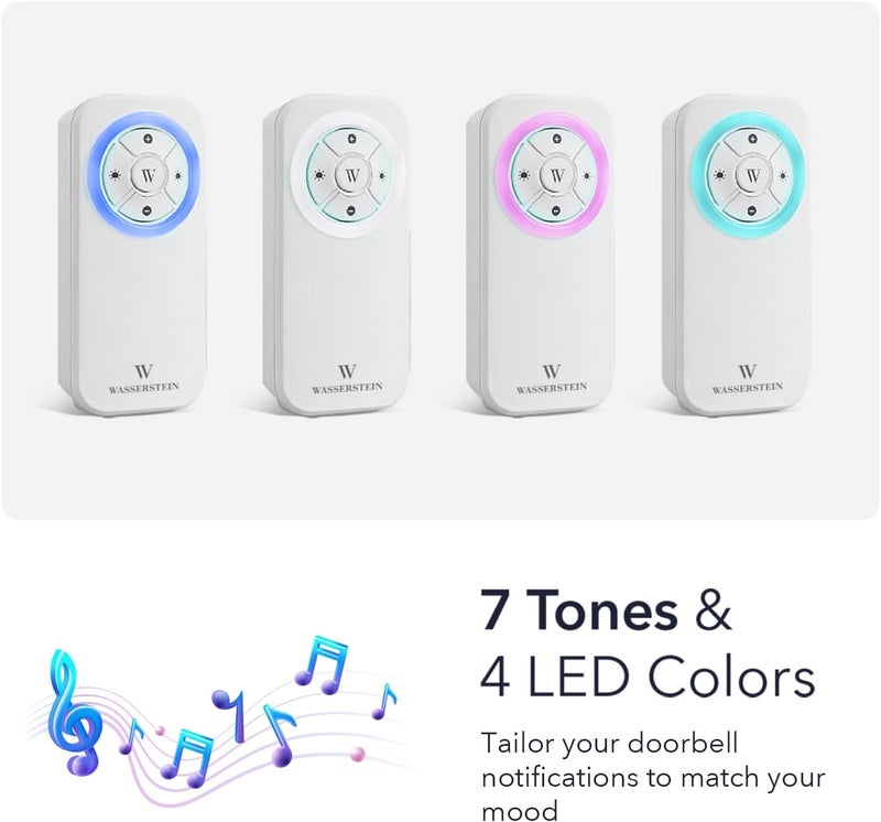 Wasserstein Doorbell Chime for Google Nest Doorbell (Wired, 2nd Gen & 3rd Gen) with Wired Transmitter - NOT Compatible with Nest Doorbell (Battery) - Made for Google Nest - Doorbell NOT Included - Image 4